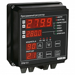 ТРМ151_Н.СС.00 Универсальный двухканальный программный ПИД-регулятор ОВЕН. Вид 1