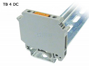 Клеммник с ножевым размыкателем, 4мм.кв., серый, (1уп-40шт) Провенто. Вид 1