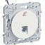 Розетка телефонная RJ12 6 контакт (белый) Odace Schneider Electric. Вид 1.