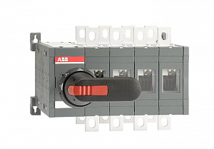 Реверсивный рубильник с быстрым переключением OT315E04CFP 315А 4-п ABB. Вид 1