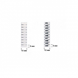 DO10/5(1-10) Маркировка номеров горизонтальная (1уп=510 шт) Klemsan. Вид 1