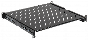 ITK Полка стационарная L=400мм черная ИЭК. Вид 1