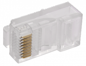 Разъём RJ-45 UTP для кабеля кат. 5Е GENERICA ИЭК. Вид 1
