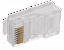 Разъём RJ-45 UTP для кабеля кат. 5Е GENERICA ИЭК. Вид 1.