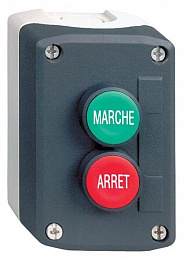 Кнопочный пост 2 кнопки с возвратом xald224 Schneider Electric. Вид 1