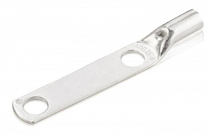 Наконечник каб. spec-kon, прямой, с 2-мя отверстиямимедь луженая, серый, 95x10мм, 95m10-2, 25 шт. ABB. Вид 1