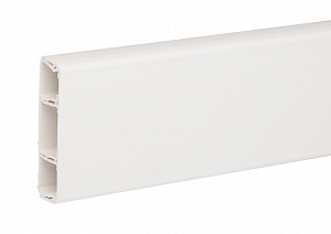 Мини-канал 74х21 с 2 перегор. пвх белый Schneider Electric. Вид 1