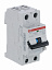 DS201 B25 A30 Дифф. автомат 1P+N, 25A, 30mA, тип А, 6kA (хар-ка B) ABB. Вид 3.