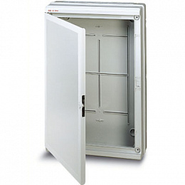 12 778 Бокс настенного монтажа без реек серый 380х570х140 (с непр. дверцей, в бок) IP65 ABB. Вид 1