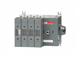 Рубильник OS160GDS40N2 без ручки под предохранители DIN-00 ABB. Вид 1
