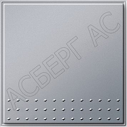 Выключатель 1-клавишный (алюминий) TX_44 GIRA. Вид 1