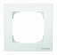8571.1 BL Рамка 1-постовая, базовая (альпийский белый) SKY ABB. Вид 1.