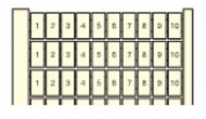 MC512PA 41->50 (x10) Маркировка горизонтальная TYCO