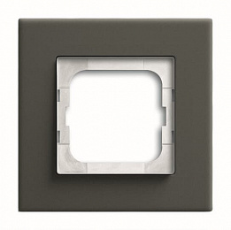 1721-815 Рамка 1-постовая, Carat, фарфор ABB. Вид 1