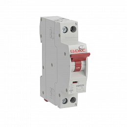 MDR Компактный дифф. автомат 1P+N, 16A, 30mA, тип A, 6kA (хар-ка C) YON DKC. Вид 1