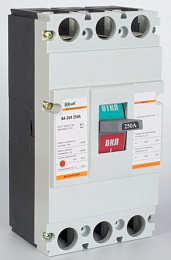 ВА304-3P-0250A Автоматический 3-х полюсный выключатель 250А 35кА DEKraft. Вид 1