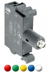 Патрон MLBL-02BL со встроенным светодиодом синий 48В AC/DC для боксов ABB. Вид 1