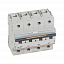 DX3 Автоматический выключатель 4-полюсный 50A 25kA (хар-ка D) Legrand. Вид 1.