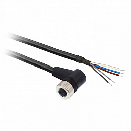 Кабель с коннектором. м12,5 pin, 5м,разъем уг. Schneider Electric. Вид 1
