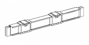 Прямая секция для болт. отв. блоков, 3l+n+per, cu, 2000а, l=4000 мм Schneider Electric. Вид 1