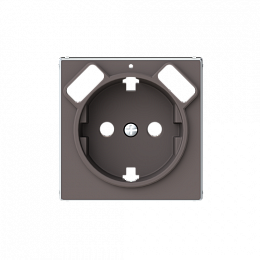 8588.3 TP Накладка для розетки SCHUKO с 2хUSB ЗУ, арт.8188.3, SKY, Тауп ABB. Вид 1