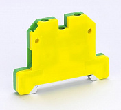 ЗН101-4-35A-PEN Клеммник наборный 35A 1-4 мм² (жёлто-зелёный) DEKraft