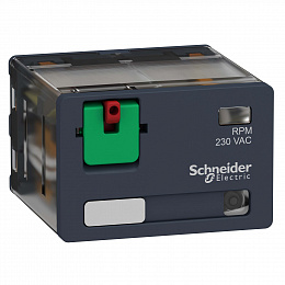 Реле 4co светодиод 120в перем тока Schneider Electric. Вид 1