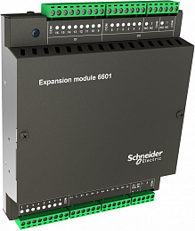 Модуль расширения 6601 i/o , 16 d/i (24в), 10 d/o реле, 6 a/i (20ма), 2 a/o Schneider Electric. Вид 1