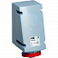 332RL9W Розетка для монтажа на поверхность с подключением шлейфа , 32A, 3P+E, IP67, 9ч ABB. Вид 1.