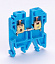 ЗН101-4-35A-08 Клеммник наборный 35A 1-4 мм² (синий) DEKraft. Вид 1.