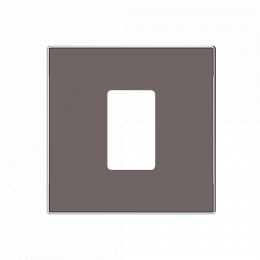 8555 TP Накладка для механизма разъёма VDI, 1-пост, SKY, Тауп ABB. Вид 1