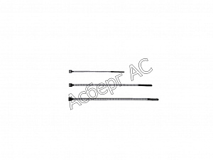 Хомут-защёлка "Colring" 2.4х95 (зубцы внутренние) (чёрн.)  Legrand. Вид 1