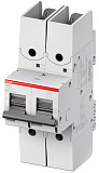 S802S C50 R Автоматический выключатель 2-полюсный, 50А, Icu=50kA (хар-ка C) ABB