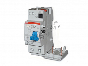 DDA202 AC 25/300 Блок дифференциального тока 2-полюсный, 25A, 300mA, тип АC ABB. Вид 1
