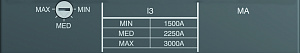 1SDA0 67495 R1 Расцепитель защиты MA 125 Im=625...1250 XT4 3p ABB. Вид 1