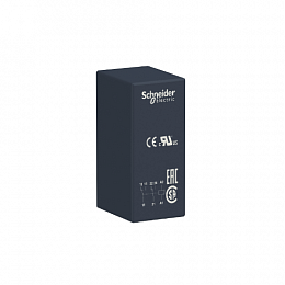 Реле промежуточное c 2-мя перекидными контактами 8А 230B AC Schneider Electric. Вид 1