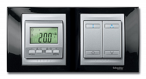 4-кноп. вык-ль с индикатором led, алюм. Schneider Electric. Вид 1