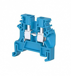 Клемма c4/6.n винтовая, 4 мм², синяя TYCO. Вид 1