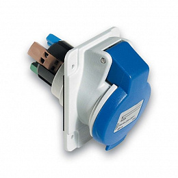 Роз скр уст угл бстр 16а 2p+e ip44 220в Schneider Electric. Вид 1
