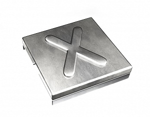 YID-CHAR-X Маркировка для каб.стяжки,нерж.сталь,'X', (100шт) ABB. Вид 1