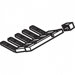 ENT  Перемычка PC8 гребенка шаг 8мм 4 пол. TYCO. Вид 1
