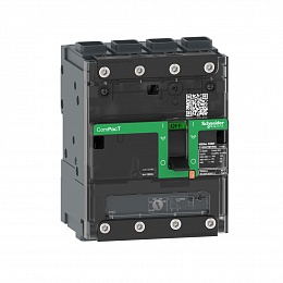 NSXm100N 4P4D TMD ELINK 50 Автоматический выключатель 4-полюсный, 50А,50kA Schneider Electric. Вид 1