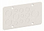 CZF11 Фланец для метрических сальников металлический 4xM16, 4xM20, 3xM32, 1xM40 ABB. Вид 1.