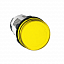 Лампа жёлтая со встроенным светодиодом 24В AC/DC Schneider Electric. Вид 1.