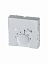 6128/28-82-500 Терморегулятор KNX с дисплеем и сенсором, 2/4-клавишный, слоновая кость ABB. Вид 1.