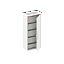 CA14V Шкаф навесной на 48 модулей, 1ряд/4рейки, 650x300x160мм (в сборе) IP44 ABB. Вид 1.