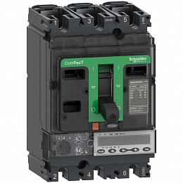 NSX100HB1 3P MIC.6.2E 40 Автоматический выключатель 3-полюсный, 40А,75kA Schneider Electric. Вид 1