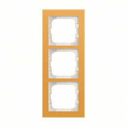 1723-225 Рамка 3-постовая, Axcent, стекло, солнечный свет ABB. Вид 1