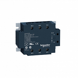 Твердотельное реле, 3 фазы, 25а ssp3a225p7rt Schneider Electric. Вид 1