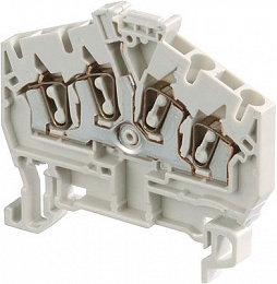 ENT  Клемма D2,5/5.I.4L пруж. 2.5мм.кв. оранж. TYCO. Вид 1